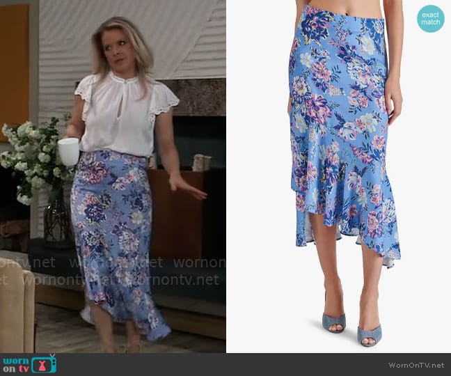 Steve Madden Saskia Skirt worn by Felicia Scorpio (Kristina Wagner) on General Hospital