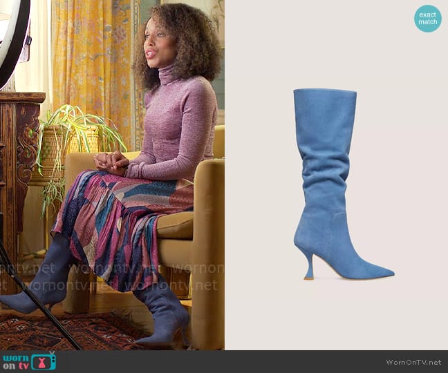 Stuart Weitzman XCurve 85 Slouch Boot worn by Paige Alexander (Kerry Washington) on UnPrisoned