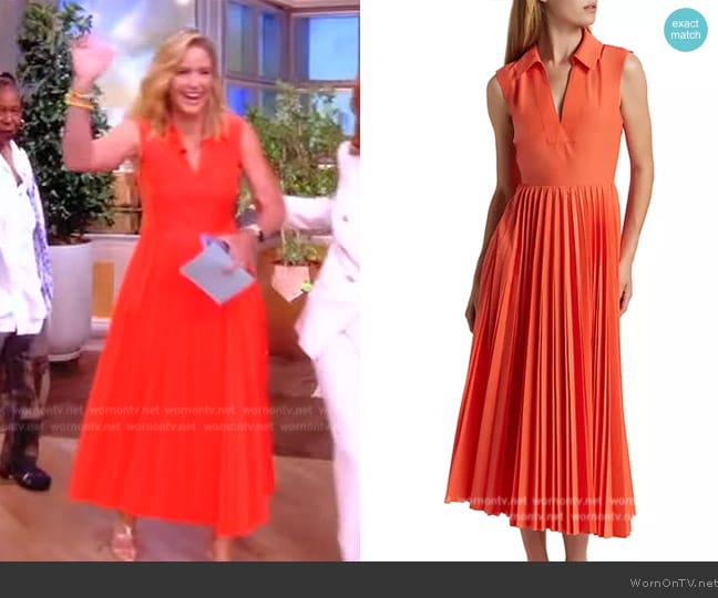 Tanya Taylor Carissa Dress worn by Sara Haines on The View