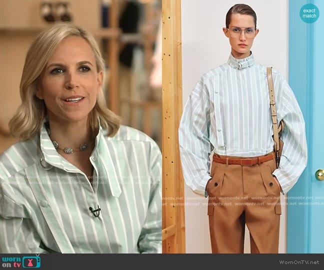 Tory Burch Resort 2025 Collection worn by Tory Burch on Good Morning America