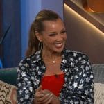 Vanessa Williams’ blue sequin star jacket on The Kelly Clarkson Show