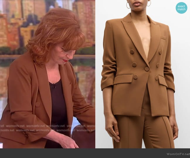 Veronica Beard Tomi Matte Crepe Jacket worn by Joy Behar on The View