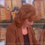 Joy’s brown double breasted blazer on The View