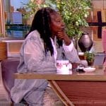 Whoopi’s floral print pants on The View