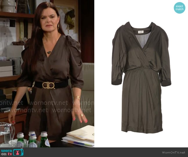 Zadig and Voltaire Ruz Dress worn by Katie Logan (Heather Tom) on The Bold and the Beautiful