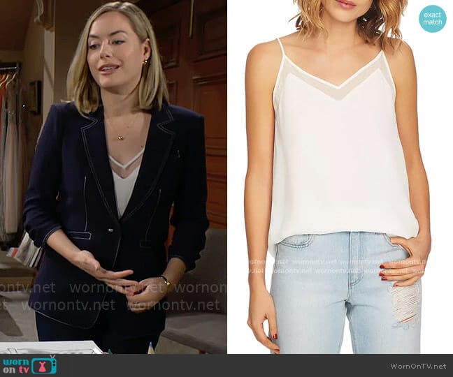 1.State Chiffon Camisole Top worn by Hope Logan (Annika Noelle) on The Bold and the Beautiful