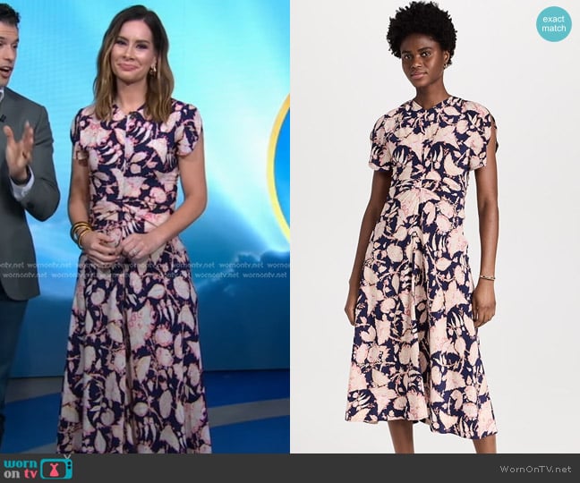 A.L.C. Remy Dress worn by Rebecca Jarvis on Good Morning America