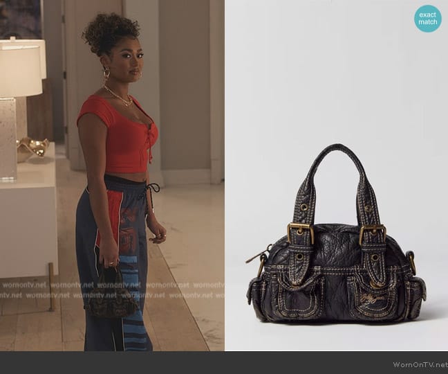 BDG Rubi Washed Mini Bag worn by Jackie (Jazlyn Lopez Martin) on Bel-Air