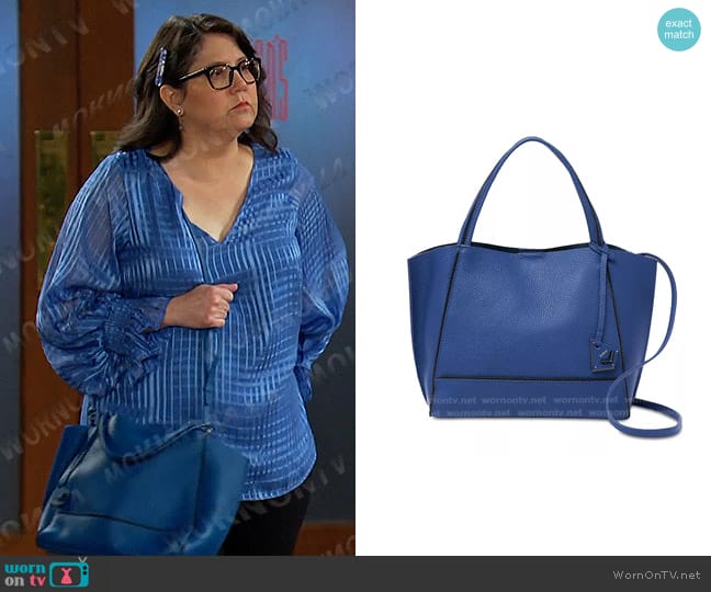 Botkier Soho Bite Size Leather Tote worn by Connie (Julie Dove) on Days of our Lives