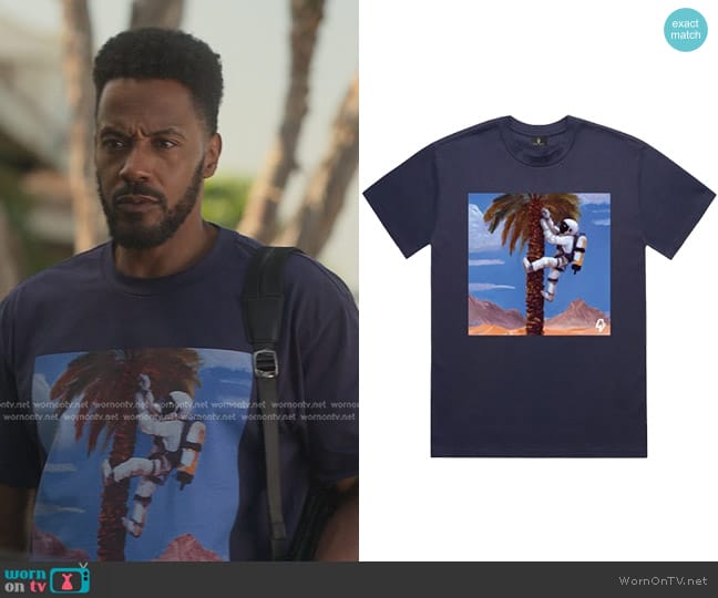 Chase Visions Astro Climber T-Shirt worn by Lewis Stewart (McKinley Freeman) on Reasonable Doubt