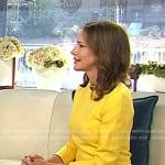 Dr. Samantha Boardman’s yellow bell sleeve dress on Today