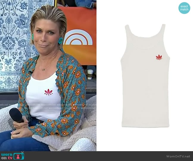 Gucci x Adidas Cotton Tank Top worn by Jill Martin on Today