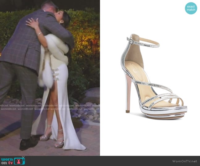 Jessica Simpson Ankle Strap Heeled Sandal worn by Jenn Tran on The Bachelorette