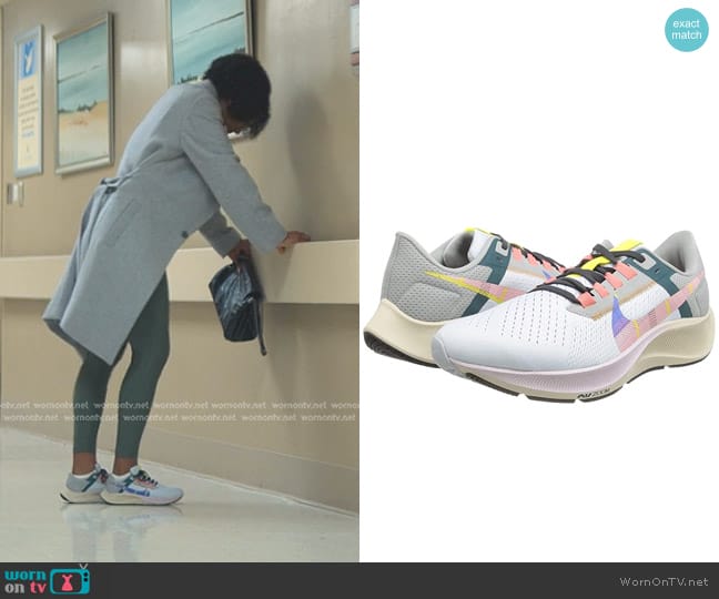 Nike Air Zoom Pegasus 38 Sneakers worn by Jax Stewart (Emayatzy Corinealdi) on Reasonable Doubt