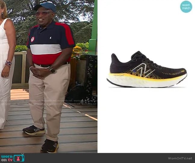 New Balance Fresh Foam X 1080 V12 Running Shoe worn by Al Roker on Today