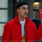 Parker’s red puffer jacket on Bunkd