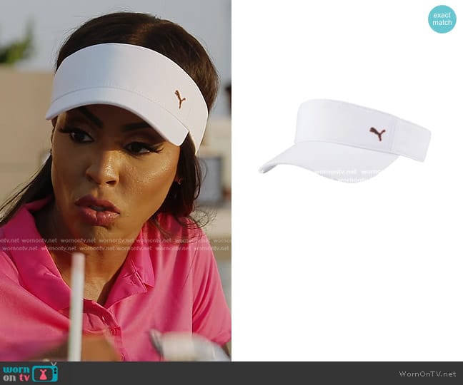 Puma Golf Visor worn by Caroline Brooks (Caroline Brooks) on The Real Housewives of Dubai