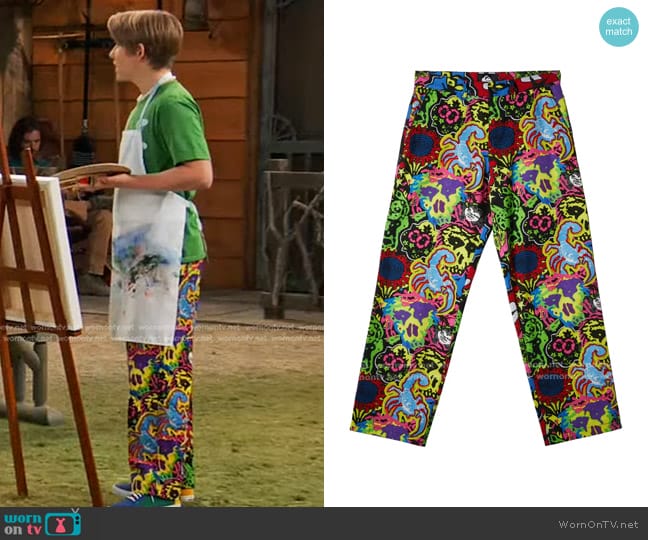 Quiksilver x Saturdays NYC Nonstretch Wide Leg Pants worn by Jake (Luke Busey) on Bunkd