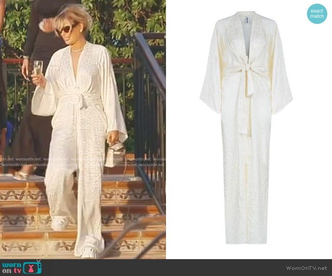 Rat & Boa Bianco Jumpsuit worn by Caroline Stanbury (Caroline Stanbury) on The Real Housewives of Dubai