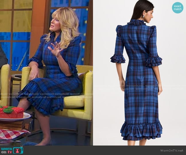 The Vampire's Wife The Kansas Tartan Dress worn by Sandra Lee on Good Morning America