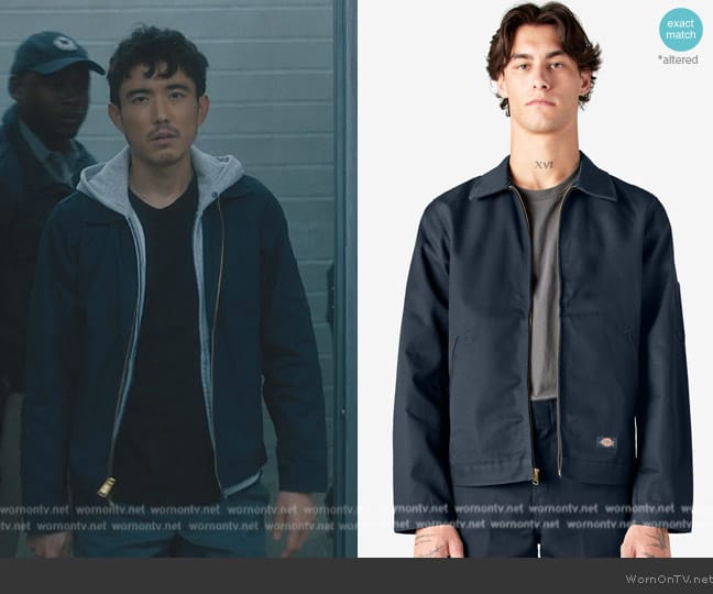 Dickies Unlined Eisenhower Jacket worn by Ben Hargreeves (Justin H. Min) on The Umbrella Academy