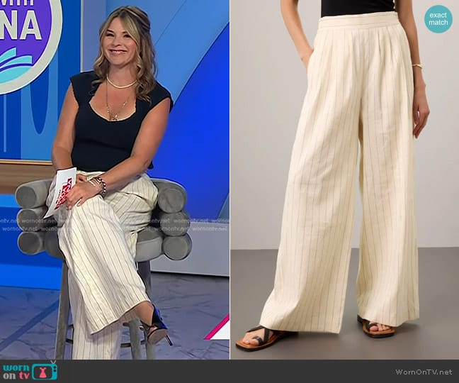 Vanessa Bruno Nunes Trousers worn by Jenna Bush Hager on Today