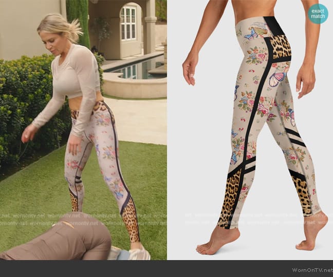 For the Love of Rock Stars Venus Xo High Rise Leggings worn by Jennifer Pedranti on The Real Housewives of Orange County