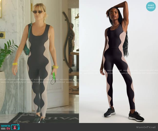 Port De Bras Wave Unitard  worn by Caroline Stanbury (Caroline Stanbury) on The Real Housewives of Dubai