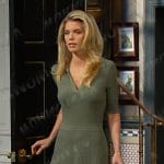 Marin’s green ribbed polo dress on Days of our Lives