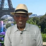 Al Roker’s grey ribbed polo shirt on Today