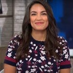 Alexandria Ocasio-Cortez’s floral dress on CBS Mornings