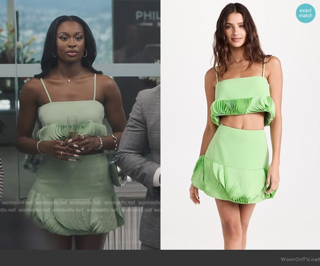 Alexis Zuma Top worn by Hilary Banks (Coco Jones) on Bel-Air