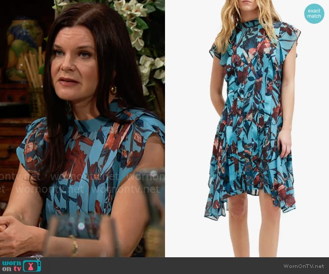 All Saints Fleur Batu Dress worn by Katie Logan (Heather Tom) on The Bold and the Beautiful