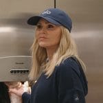 Tamra’s navy ribbed hoodie and sweatpants on The Real Housewives of Orange County