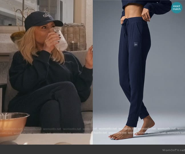 Alo Muse Sweatpants worn by Tamra Judge on The Real Housewives of Orange County