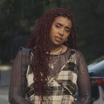 Amira’s plaid dress on Bel-Air