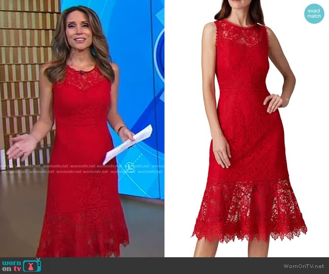 BB Dakota Hearing Sirens Dress worn by Rhiannon Ally on Good Morning America