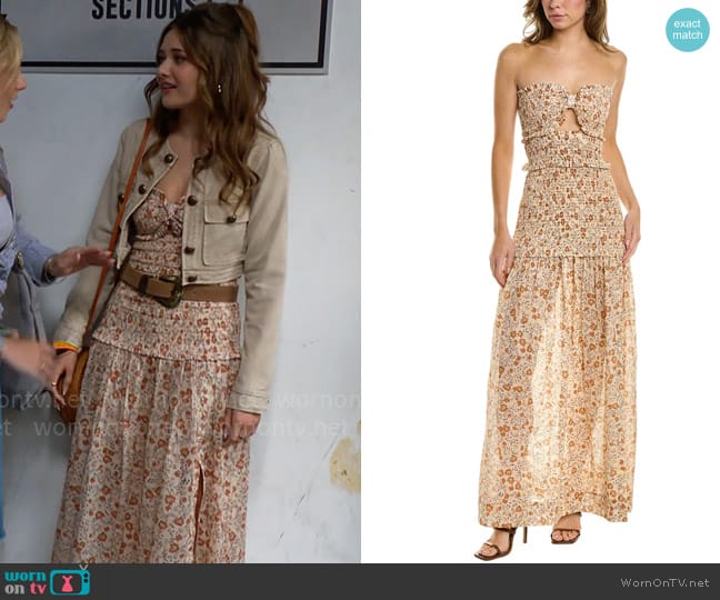 Bec + Bridge Janice Dress worn by Faith Newman (Reylynn Caster) on The Young and the Restless