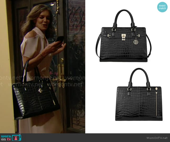 Bostanten Jasmina Briefcase worn by Diane Jenkins (Susan Walters) on The Young and the Restless