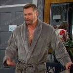 Brady’s grey robe on Days of our Lives