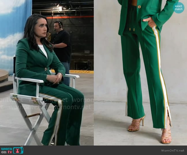 Care Tucker Jordan Interlock Track Pant worn by Lois Cerullo (Rena Sofer) on General Hospital