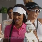 Caroline’s white golf visor on The Real Housewives of Dubai