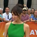 Chloe Coscarelli’s green mini dress on Today