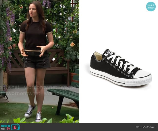 Converse Chuck Taylor® All Star® Low Top Sneaker worn by Tessa Porter (Cait Fairbanks) on The Young and the Restless