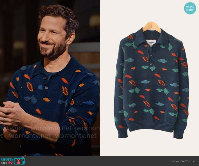 Corridor Fall Foliage Polo worn by Andy Samberg on Hart to Heart