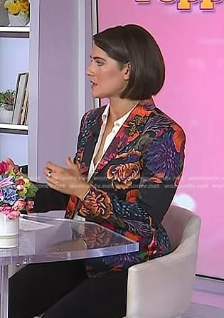 Daryn Carp’s floral blazer on Today