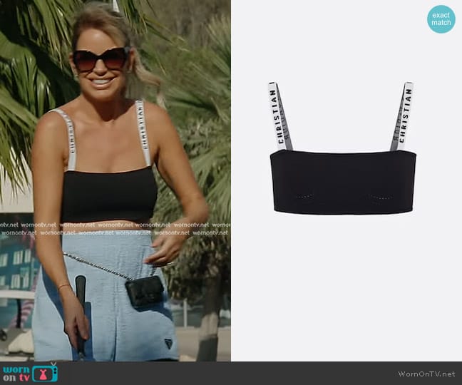 Caroline’s black bralette on The Real Housewives of Dubai