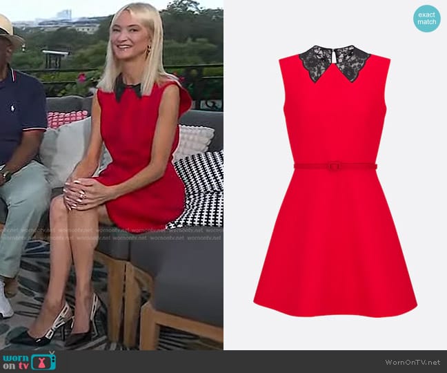 Dior Dioramour Short Dress worn by Zanna Roberts Rassi on Today