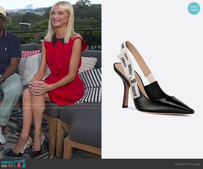 Dior J'Adior Slingback Pump worn by Zanna Roberts Rassi on Today