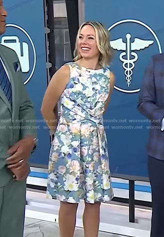 Dylan's floral crisscross dress on Today